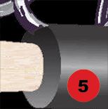 Schicht 5: ferromagnetisches Material des SENTECH-Zündkabels